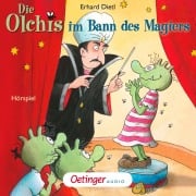 Cover-Bild zum Titel 'Die Olchis im Bann des Magiers' von 'Erhard Dietl, Dieter Faber, Frank Oberpichler'