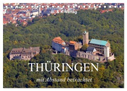 Cover-Bild zum Titel 'Thüringen - mit Abstand betrachtet 2026 (Tischkalender 2026 DIN A5 quer), CALVENDO Monatskalender' von 'Monika Müller'