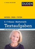 Cover-Bild zum Titel 'Wissen - Üben - Testen: Mathematik Textaufgaben 5. bis 7. Klasse' von 'Lutz Schreiner'