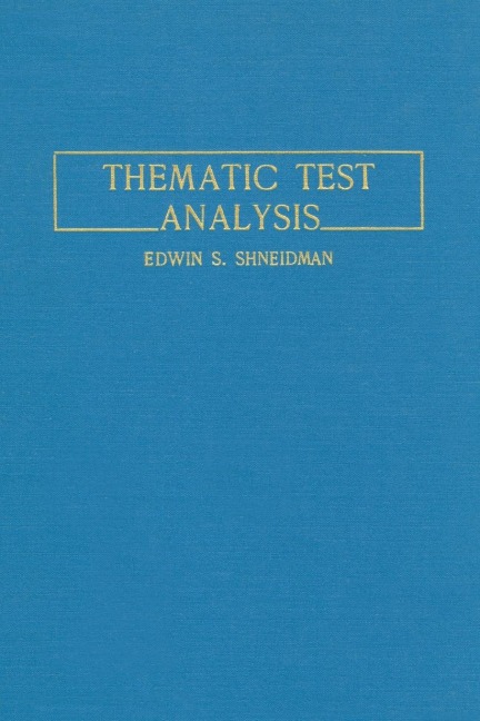 Thematic Test Analysis - E. S. Shneidman