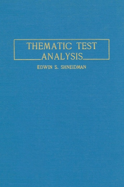 Thematic Test Analysis - E. S. Shneidman