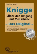 Cover-Bild zum Titel 'Über den Umgang mit Menschen (Enhanced, +Theaterstück)' von 'Adolph Freiherr Von Knigge'