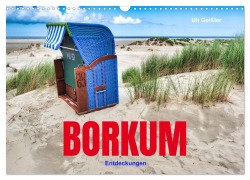 Cover-Bild zum Titel 'BORKUM Entdeckungen (Wandkalender 2026 DIN A3 quer), CALVENDO Monatskalender' von 'Uli Geißler'