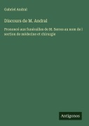 Cover-Bild zum Titel 'Discours de M. Andral' von 'Gabriel Andral'
