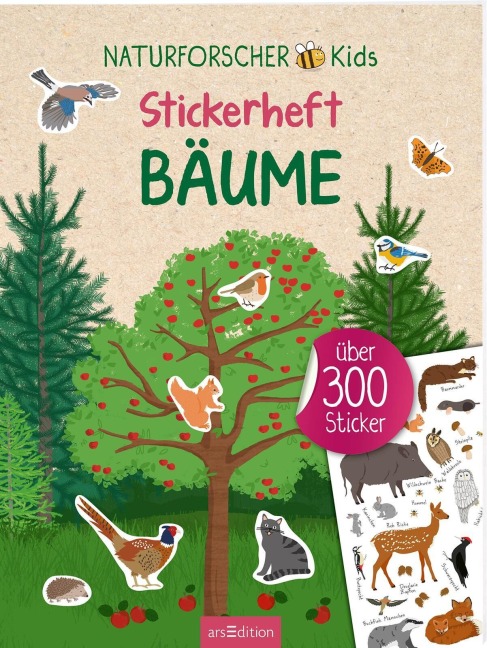 Naturforscher-Kids - Stickerheft Bäume - 