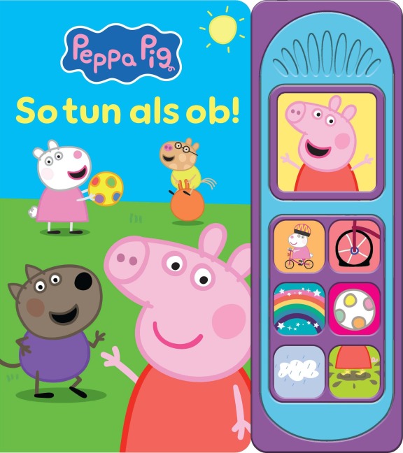 Peppa Pig - So tun als ob - Soundbuch - Pappbilderbuch mit 7 Geräuschen - Peppa Wutz - 