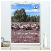 Cover-Bild zum Titel 'Lüneburger Heide - Faszinierend schön (hochwertiger Premium Wandkalender 2026 DIN A2 hoch), Kunstdruck in Hochglanz' von 'Heike Nack'