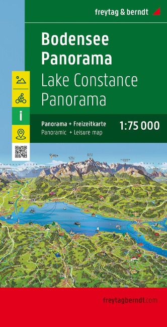 Bodensee Panorama, Freizeitkarte 1:75.000 - 