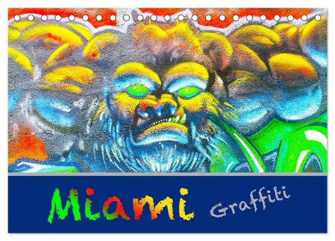 Miami Graffiti (Tischkalender 2025 DIN A5 quer), CALVENDO Monatskalender - Robert Styppa