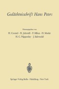 Cover-Bild zum Titel 'Gedächtnisschrift Hans Peters' von ''