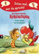 Cover-Bild zum Titel 'Schau mal, wer da spricht - Der kleine Drache Kokosnuss - Tolle Witze für Erstleser' von 'Ingo Siegner'