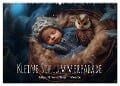 Kleine Schlummerparade: Babys und ihre kuscheligen Tierfreunde (Wandkalender 2025 DIN A2 quer), CALVENDO Monatskalender - Artefacti Artefacti