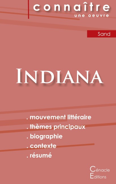 Fiche de lecture Indiana de George Sand (Analyse littéraire de référence et résumé complet) - George Sand