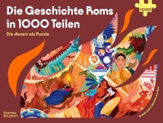 Cover-Bild zum Titel 'Die Geschichte Roms in 1000 Teilen' von 'Daisy Dunn'
