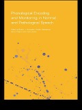 Cover-Bild zum Titel 'Phonological Encoding and Monitoring in Normal and Pathological Speech' von ''