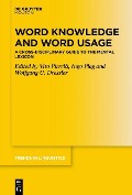 Cover-Bild zum Titel 'Word Knowledge and Word Usage' von ''