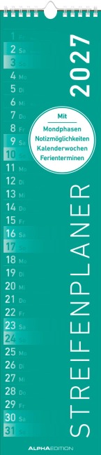 Streifenplaner MINT 2027 - 