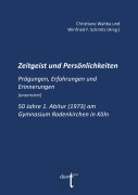 Cover-Bild zum Titel 'Zeitgeist und Persönlichkeiten' von ''