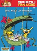 Cover-Bild zum Titel 'Spirou und Fantasio 10. Das Nest im Urwald' von 'Andre. Franquin'