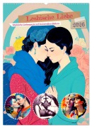 Cover-Bild zum Titel 'Lesbische Liebe (Wandkalender 2026 DIN A2 hoch), CALVENDO Monatskalender' von 'Steffani Lehmann'