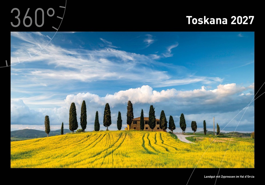 Toskana Premiumkalender 2027 - 