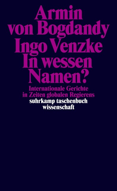 In wessen Namen? - Armin Von Bogdandy, Ingo Venzke