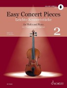 Cover-Bild zum Titel 'Leichte Konzertstücke - Easy Concert Pieces für Violine und Klavier' von ''