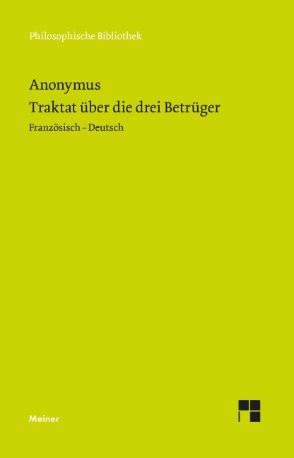 Traktat über die drei Betrüger - Anonymus