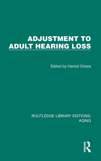Adjustment to Adult Hearing Loss - 