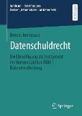 Cover-Bild zum Titel 'Datenschuldrecht' von 'Dennis Jennessen'