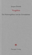 Cover-Bild zum Titel 'Vergeben' von 'Jacques Derrida'