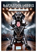 Cover-Bild zum Titel 'Rockstar Labbi (Wandkalender 2026 DIN A3 hoch), CALVENDO Monatskalender' von 'Tim Alberts'
