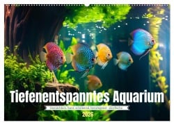 Tiefenentspanntes Aquarium (Wandkalender 2026 DIN A2 quer), CALVENDO Monatskalender - Kerstin Waurick