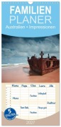 Cover-Bild zum Titel 'Familienplaner 2027 - Australien ¿ Impressionen mit 5 Spalten (Wandkalender, 21 x 45 cm) CALVENDO' von 'Elisabeth Stanzer'