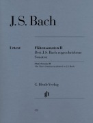 Cover-Bild zum Titel 'Bach, Johann Sebastian - Flötensonaten, Band II (Drei J. S. Bach zugeschriebene Sonaten)' von 'Johann Sebastian Bach'