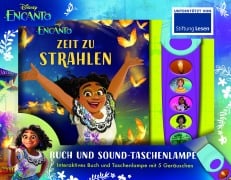 Disney Encanto - Zeit zu strahlen - Pappbilderbuch mit Taschenlampe und Glitzerseiten - Bilderbuch mit 5 magischen Geräuschen - 