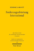 Cover-Bild zum Titel 'Forderungsabtretung International' von 'Hendric Labonté'