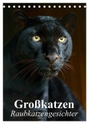 Großkatzen. Raubkatzengesichter (Tischkalender 2026 DIN A5 hoch), CALVENDO Monatskalender - Elisabeth Stanzer