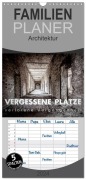 Cover-Bild zum Titel 'Familienplaner 2027 - Vergessene Plätze - verlorene Vergangenheit mit 5 Spalten (Wandkalender, 21 x 45 cm) CALVENDO' von 'Monika Schöb'