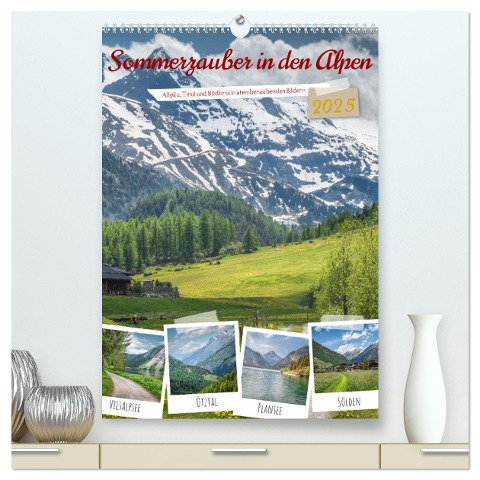 Sommerzauber in den Alpen (hochwertiger Premium Wandkalender 2025 DIN A2 hoch), Kunstdruck in Hochglanz - Steffen Gierok-Latniak