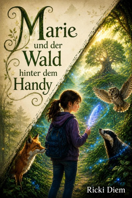 Marie und der Wald hinter dem Handy - Ricki Diem