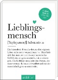 Lieblingsmensch (Substantiv, m) - 