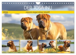 Cover-Bild zum Titel 'Der Tosa Inu. Japans legendärer Mastiff (Wandkalender 2026 DIN A4 quer), CALVENDO Monatskalender' von 'Rose Hurley'