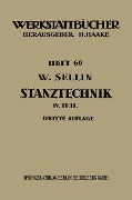 Cover-Bild zum Titel 'Stanztechnik' von 'Walter Sellin'