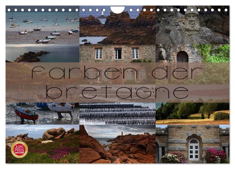 Farben der Bretagne (Wandkalender 2024 DIN A4 quer), CALVENDO Monatskalender - Martina Cross