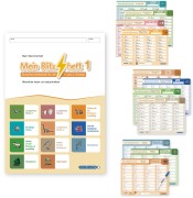 Cover-Bild zum Titel 'Mein Blitzheft 1 und Meine Blitzlesekarten Set 1-3 mit Stift "Alles in einem"' von 'Katrin Langhans'