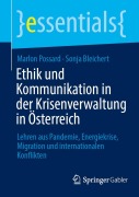 Cover-Bild zum Titel 'Ethik und Kommunikation in der Krisenverwaltung in Österreich' von 'Marlon Possard, Sonja Bleichert'