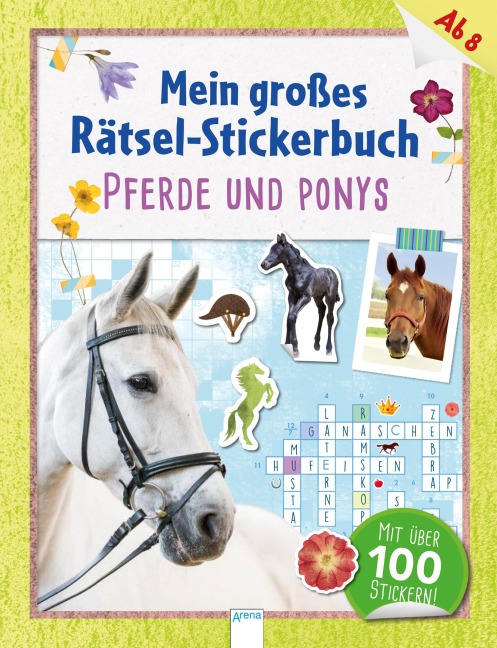 Mein großes Rätsel-Stickerbuch. Pferde und Ponys - Deike Press
