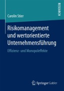 Cover-Bild zum Titel 'Risikomanagement und wertorientierte Unternehmensführung' von 'Carolin Stier'