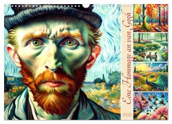 Cover-Bild zum Titel 'Eine Hommage an van Gogh (Wandkalender 2026 DIN A3 quer), CALVENDO Monatskalender' von 'Marco Warstat'